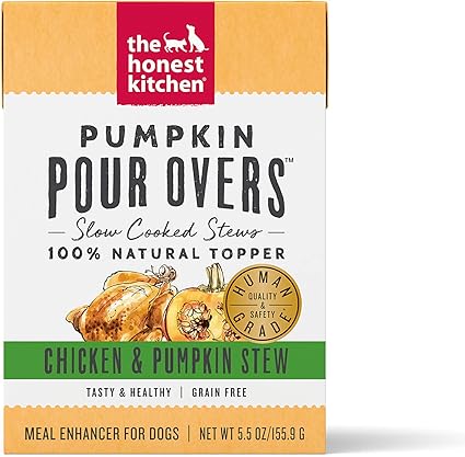 Amazon Com The Honest Kitchen Pumpkin Pour Overs Wet Toppers For