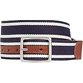 vineyard vines mens Reversible Leather Heritage Stripe Belt