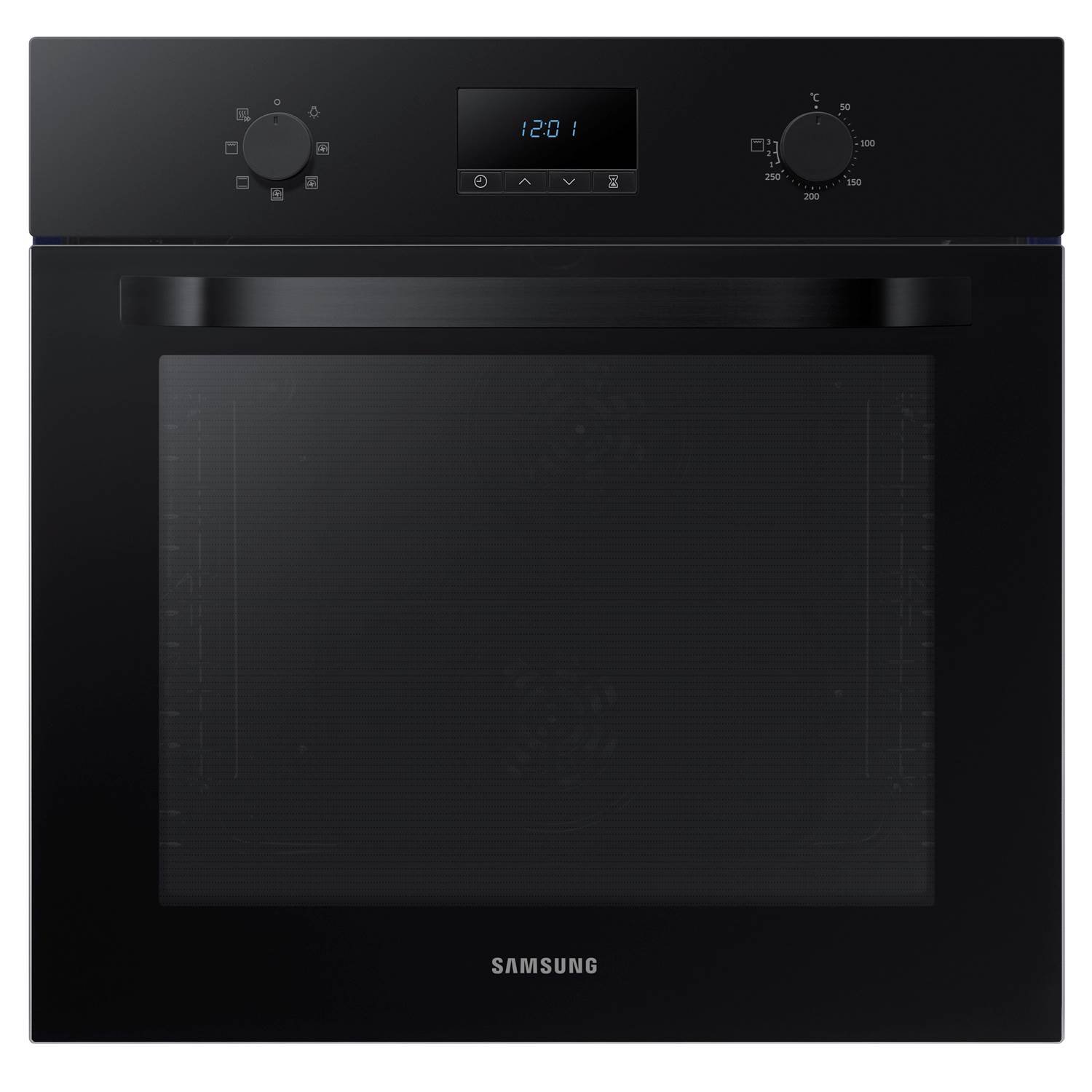 Samsung NV70K1340BB/EU Single Electric Metro Dual Fan Oven in Black