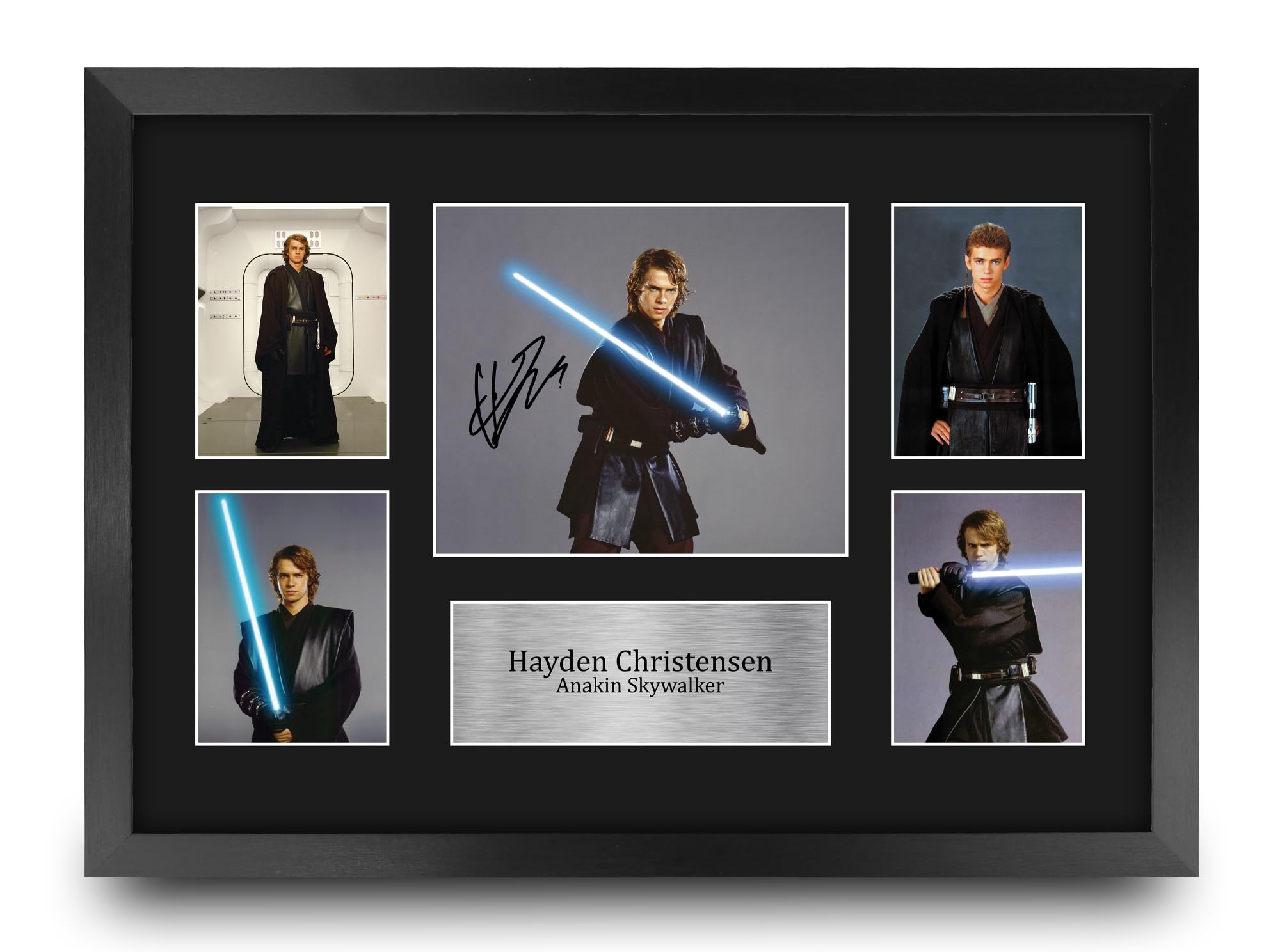 HWC Trading FR A3 Hayden Christensen Star Wars Anakin Skywalker Gifts Printed Signed Autograph Picture Display for Movie Memorabilia Fans - A3 Framed