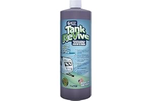 Tank ReVive for RVs and Boats – 33 fl.oz, Probiotic Sludge & Solid Dissolver, Liquifies Struvite, Cleans Clogged Sensors, Eliminates Toilet & Gray Tank Odors, Safe for People & Pipes by SCD Probiotics