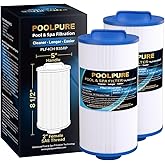 POOLPURE 4CH-935RP Removable Handle Spa Filter Replaces 4CH-935, PWW35L, 817-4035, FC-0170, PDC580-AFS, X268554, X268535, Waterway Teleweir 35 SF Hot Tub Filter with Built-in Chlorine Dispenser