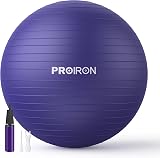 PROIRON Extra Thick Exercise Ball 55cm 65cm 75cm Anti-Burst Gym Ball