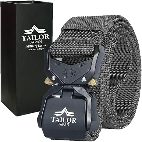 Amazon Tailor Japan 新型 ワンタッチベルト サバゲーベルト タクティカルベルト ミリタリーベルト コブラバックル タクティカル ベルト サバゲー装備 作業用 Swat 軽量 1000dナイロン製 グレー バックル 通販 Amazon Tailor Japan 新型 ワンタッチベルト サバゲーベルト タクティカルベルト ミリタリーベルト コブラバックル タクティカル ベルト サバゲー装備 作業用 Swat 軽量 1000dナイロン製 グレー バックル 通販