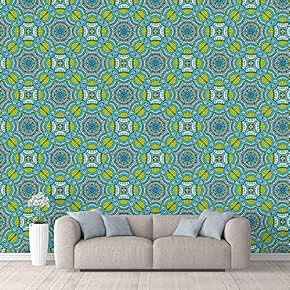 Wall Mural Beautiful Pattern Colorful Texture Removable Self-Adhesive Large Wallpaper - 66x96 inches