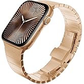 [RECOMMENDED by NYT Wirecutter] Stainless Steel Band Compatible for Apple Watch Band Ultra 3/2/1 49mm Series 11/10 46mm/42mm Series 9/8/7 45mm/41mm Series SE/6/5/4 44mm/40mm Series 3/2/1 42mm/38mm