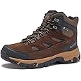 HI-TEC Yosemite WP Mid Waterproof Hiking Boots for Men, Lightweight Breathable Outdoor Trekking Shoes