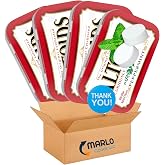Curiously Strong Breath Mints delicious taste, fresh breath for hours Peppermint flavor containing 4 packs of 1.76 Ounce.