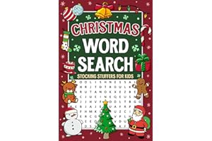Stocking Stuffers for Kids: Christmas Word Search: Fun Holiday Activity Book: 85 Festive Word Find Puzzles for Children, Gift Idea for Girls and Boys (Kids Stocking Stuffers)
