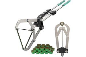 GMTONTY Stainless Steel Large Bander and 24pcs Bands, Cattle Banding Tools, Bull Banding Tool Kits, Large Expander Pliers for Big Livestock - Cattle, Sheep, Goat, Calves, etc (Extra Large)