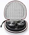 Hard Case for Sony MDRZX110NC/ZX300/ZX310/MDRZX110 ZX Series Stereo/MDRZX110AP Extra Bass Headphones Travel Carrying Storage Bag - Black