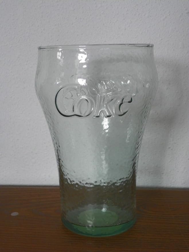 Coca Cola Glasses Set Coke Glass Jumbo 32 oz Genuine Green