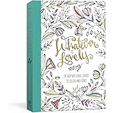 Whatever Is Lovely Postcard Book: Twenty-Four Inspirational Cards to Color and Send: Postcards