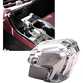 GSRECY Crystal Gear Shift Knob Shifter Lever Handle Lid Compatible with Lexus NX RX 250 350 450 2022 2023 2024 TX LM