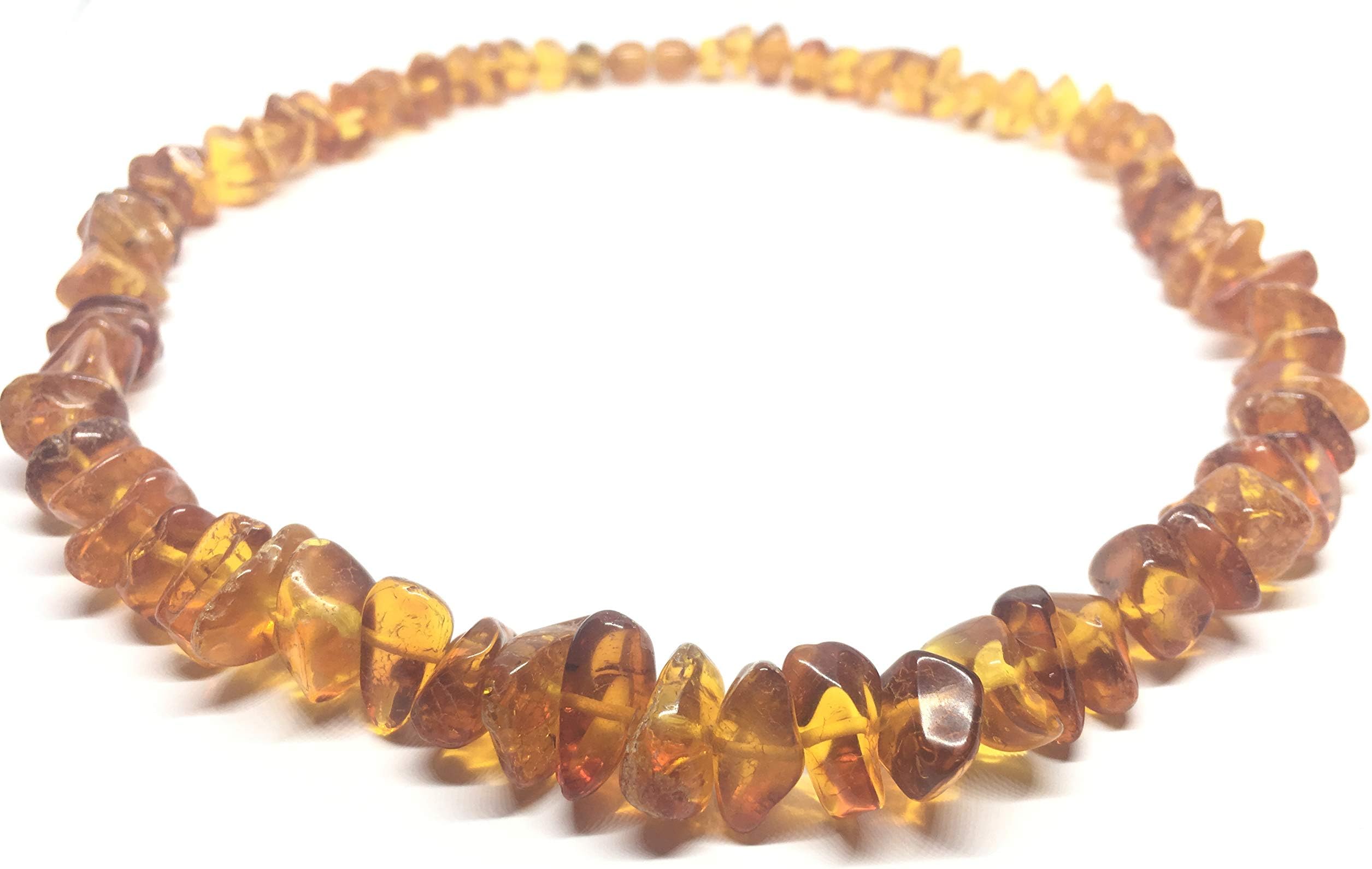 Amber Country 100% True Certified Ukrainian Unpolished Amber Necklace for Adults Natural Amber Jewelry