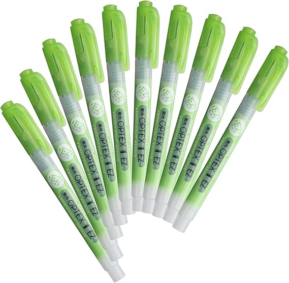 Zebra highlighter Optex 1 EZ BWKS11G green ten Office