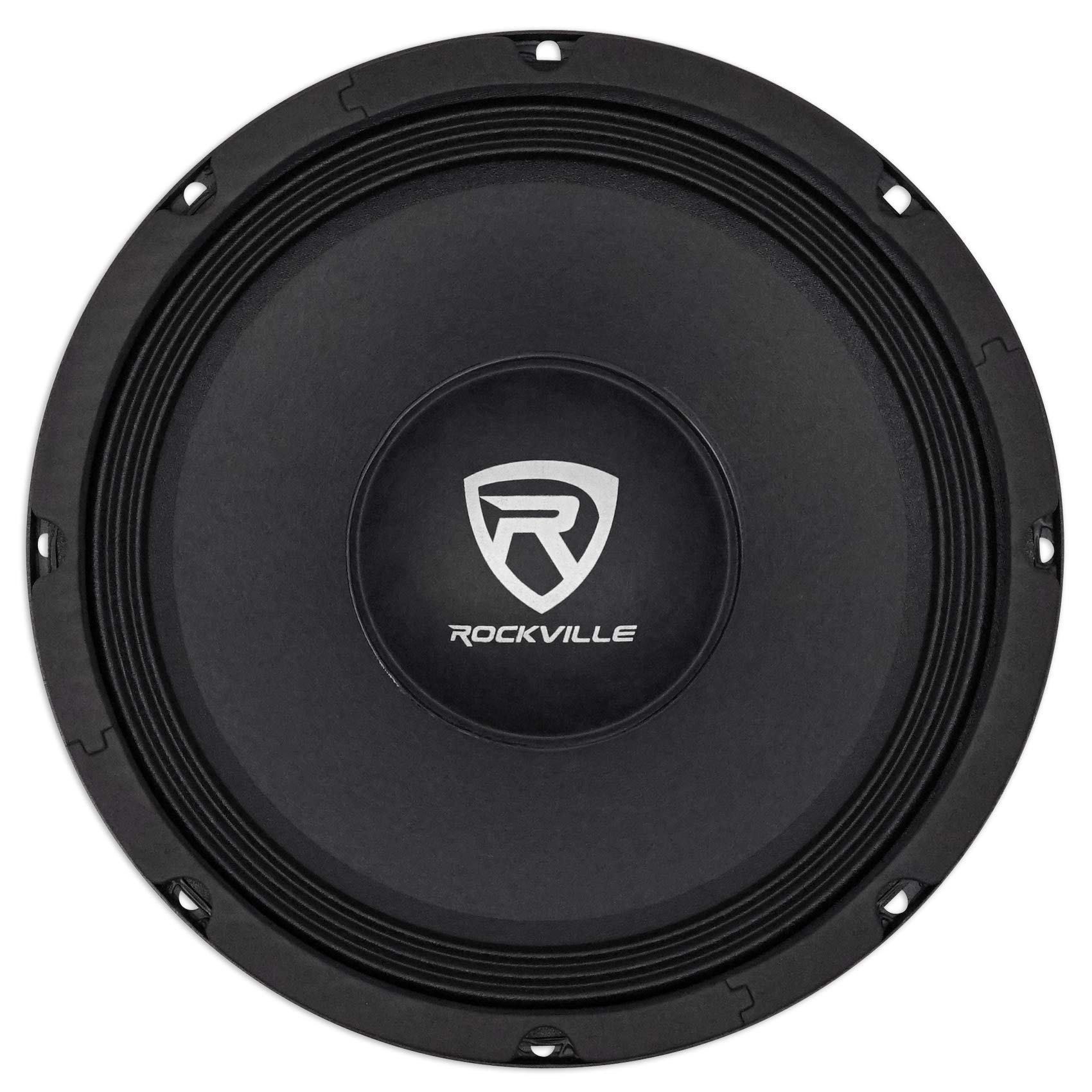 Rockville RM108PRO 10" 600 Watt 8 Ohm SPL Car Midrange Mid-Bass Pro Speaker