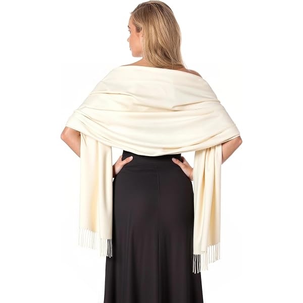 OHAYOMI Womens Thick Oversized Pashmina Shawl Wrap Scarves Soft