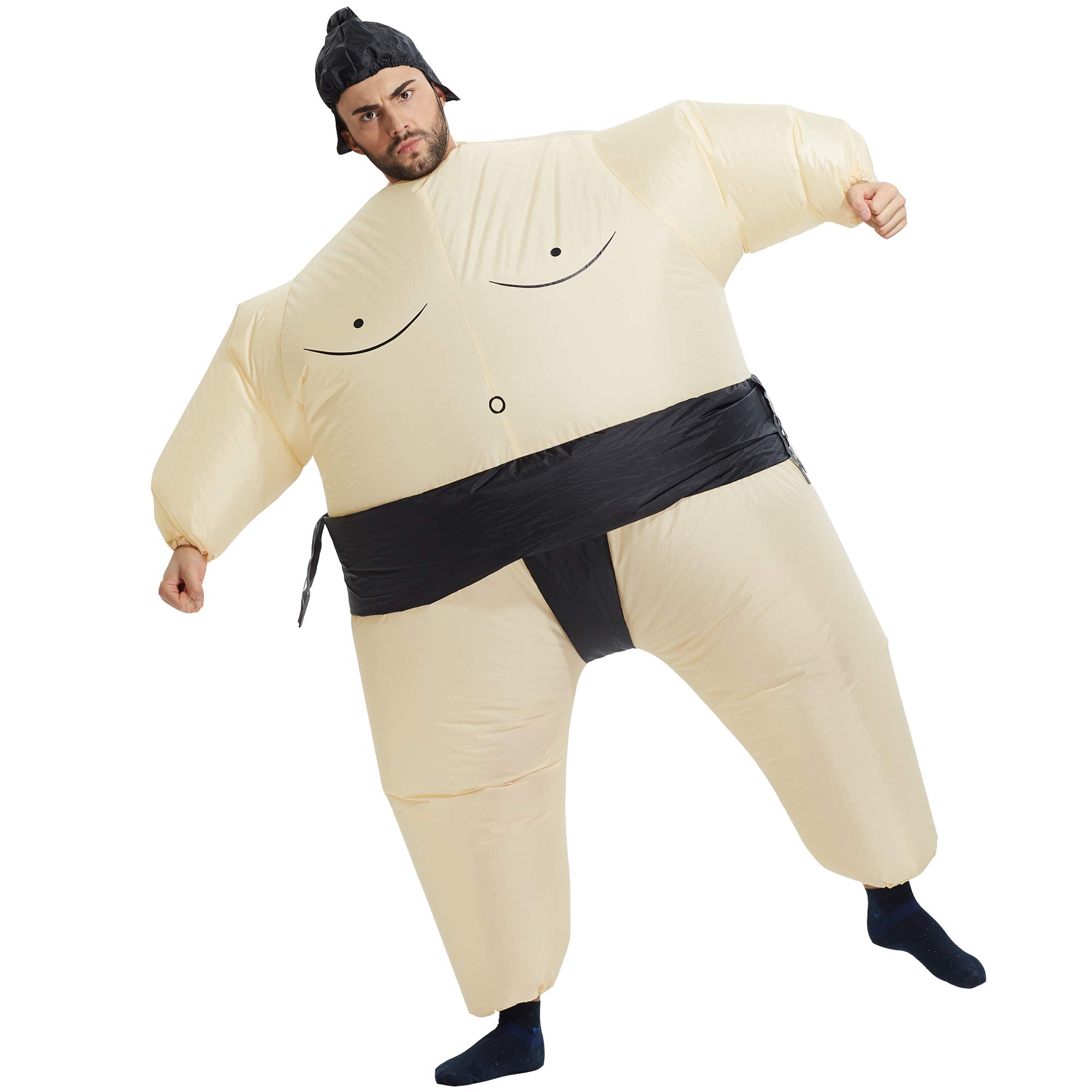 Photo 1 of TOLOCO Inflatable Costume for Adults Sumo Wrestler Inflatable Costume, Sumo Costume, Inflatable Halloween Costumes, Blow up Costume Adults Inflatable Costumes