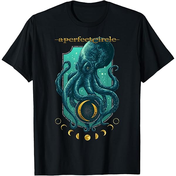 Amazon.com: A Perfect Circle – OctoCircle Asphalt T-Shirt