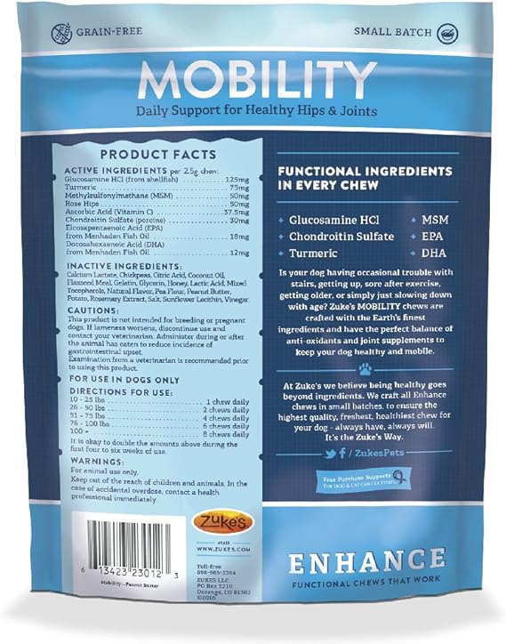 zukes calming treats discontinued