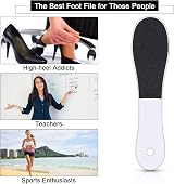 Mudder 4pc Double-Sided Foot File Rasp for Callus & Dead Skin Removal - Wet/Dry view 7