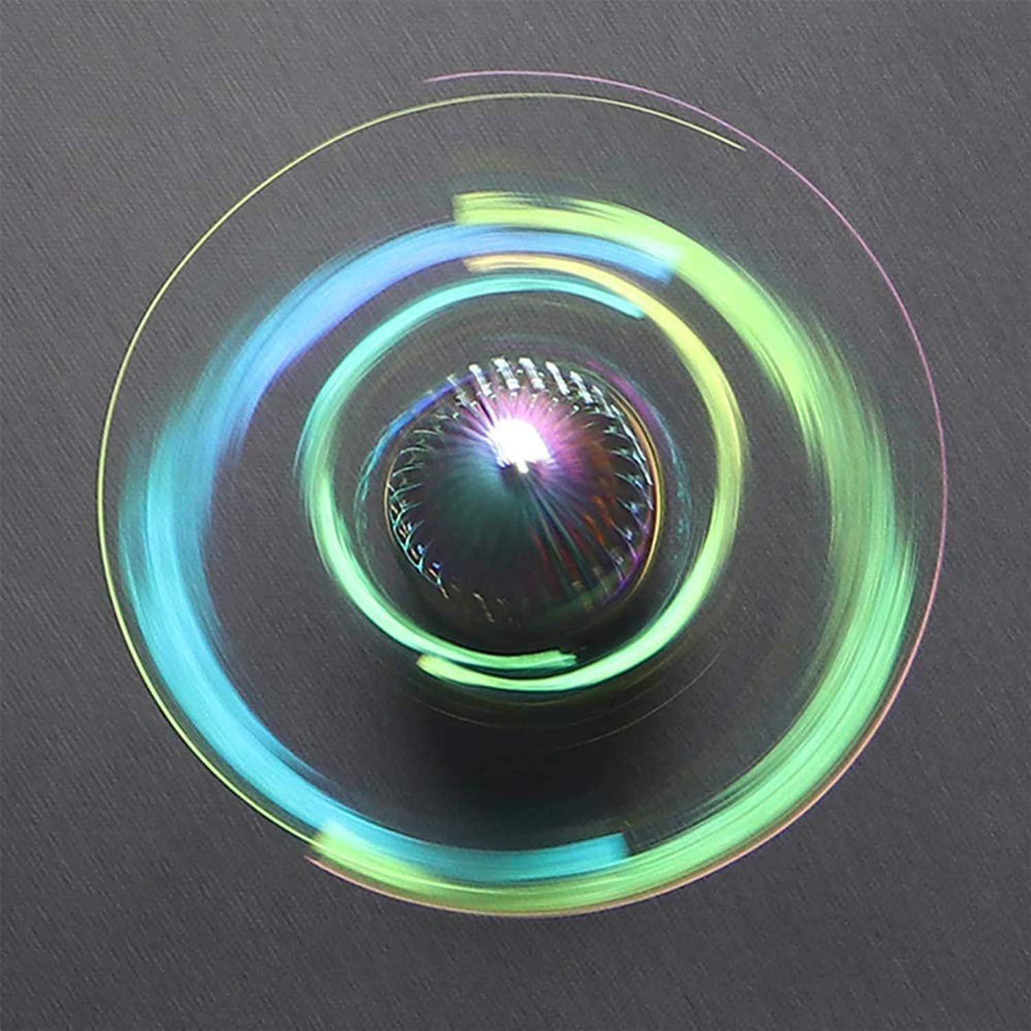 Fidget Spinners Metal Fingertip Gyro Sensory Toys Finger Hand Spinner Desk Gadget Spinning Top Focus Toy Birthday Gift Party Favor for Kids Adults (2PCS) - Image 4