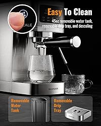 SHARDOR Espresso Machine 20 Bar, Professional