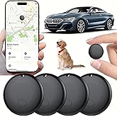 Mini GPS Tracker for Vehicles, Hidden Tracking Device for Vehicles, Car Tracker No Subscription Work with Find My (iOS Only), Vehicle Tracker with Audio for Kids, Dogs, Key, Luggage, Bag (2)