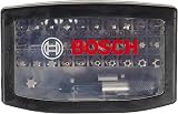 Bosch 32pc Screwdriver Bit Set Extra Hard Hex Shank Magnetic Holder 1/4"