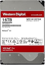 WD Red Pro 16TB NAS 3.5 inch Internal Hard Drive 7200 RPM CMR SATA 6Gb/s view 2