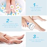 Ratukall Electric Foot File with LED Display, Rechargeable Pedicure Kit view 6