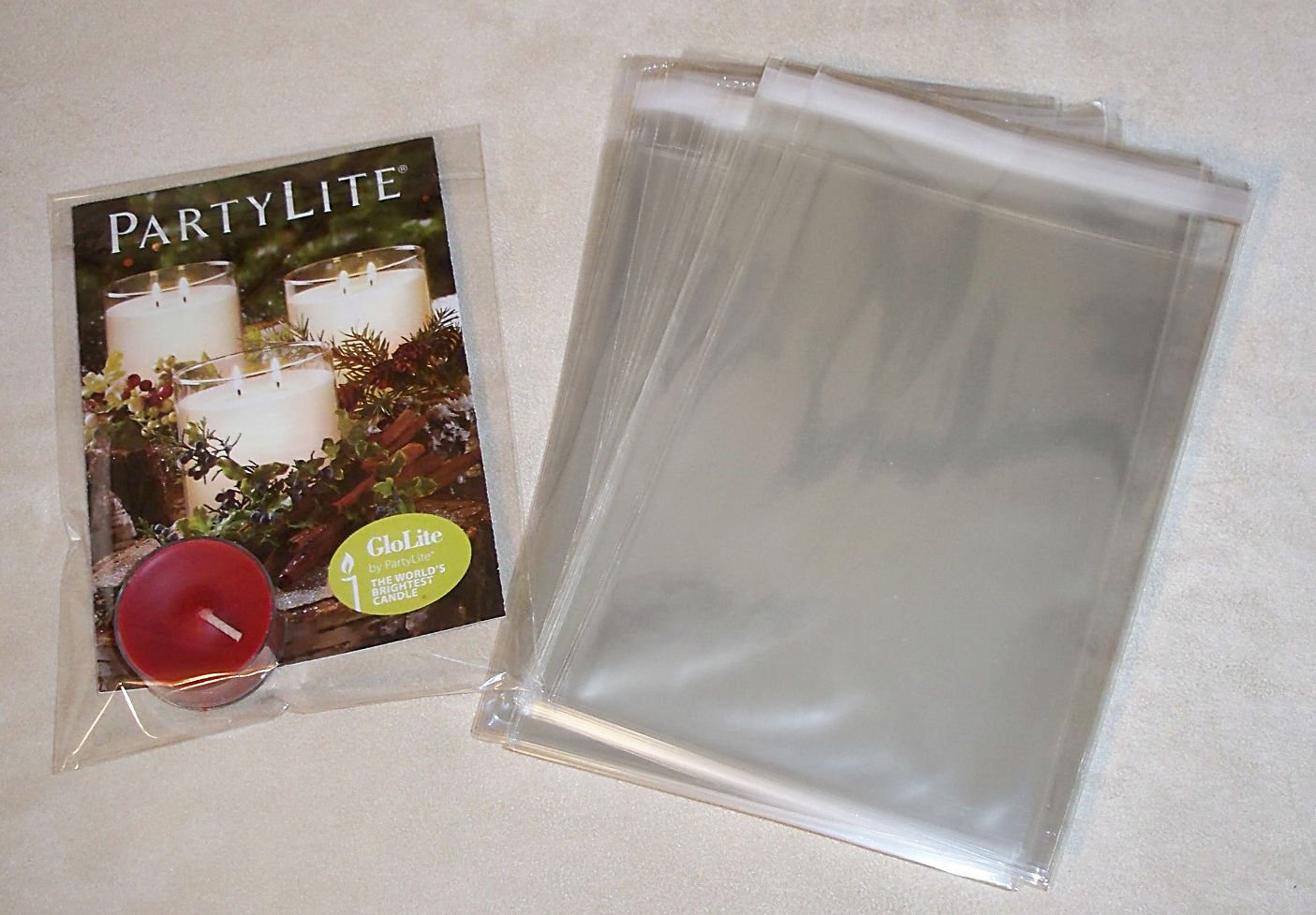 Stampin' Up! Handcrafted Greeting Greeting Cards Tags Clear Self-Seal Cello  Bags For Greeting Cards - Resealable Flap Display, 35 Micron American  Greetings Handcrafted Greeting Cards & Gift Tags