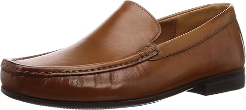clarks tan loafers