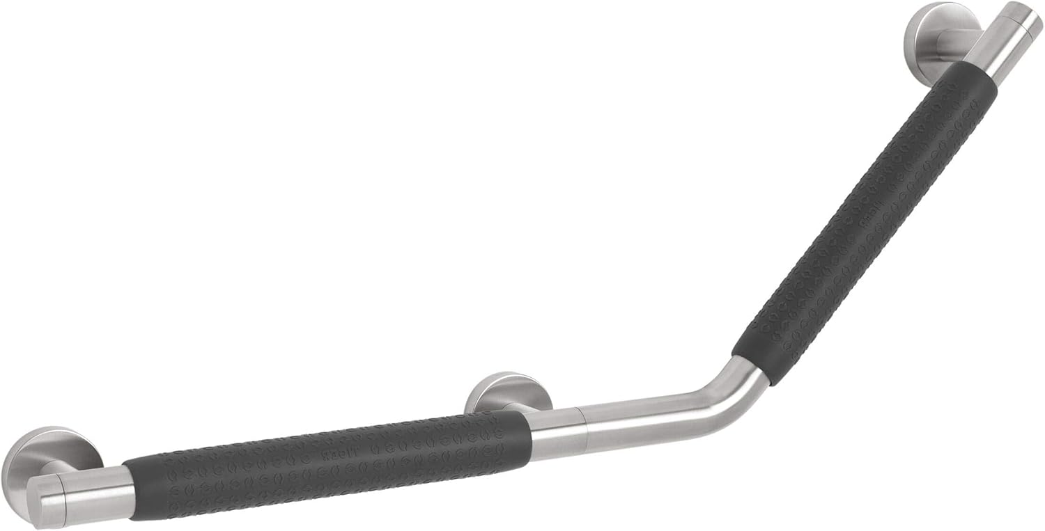Tiger Boston Comfort & Safety 135º Grab Rail, Right Version, Stainless Steel Brushed, 58.7 x 23.6 x 7 cm, 58,7x23,6x7 cm - Image 5