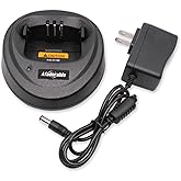 WPLN4137 WPLN4138 Charger, Fit for Motorola CP200 CP200D PR400 EP450 DEP450 CP150 CP160 CP180 CP340 CP360 CP380 GP3688 GP3188 Radio, NNTN4497 NNTN4970 NNTN4851 Battery Charger
