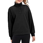 Hvididan Girls Sweatshirt Turtleneck Long Sleeve Pullover Top Half Button Up Shirt Kids Lightweight Spring Outfits 5-14Years