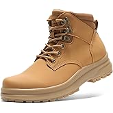 ANJOUFEMME Men's Waterproof Hiking Boots - Lightweight Ankle Support, Slip-Resistant Trail Shoes for Outdoor Trekking