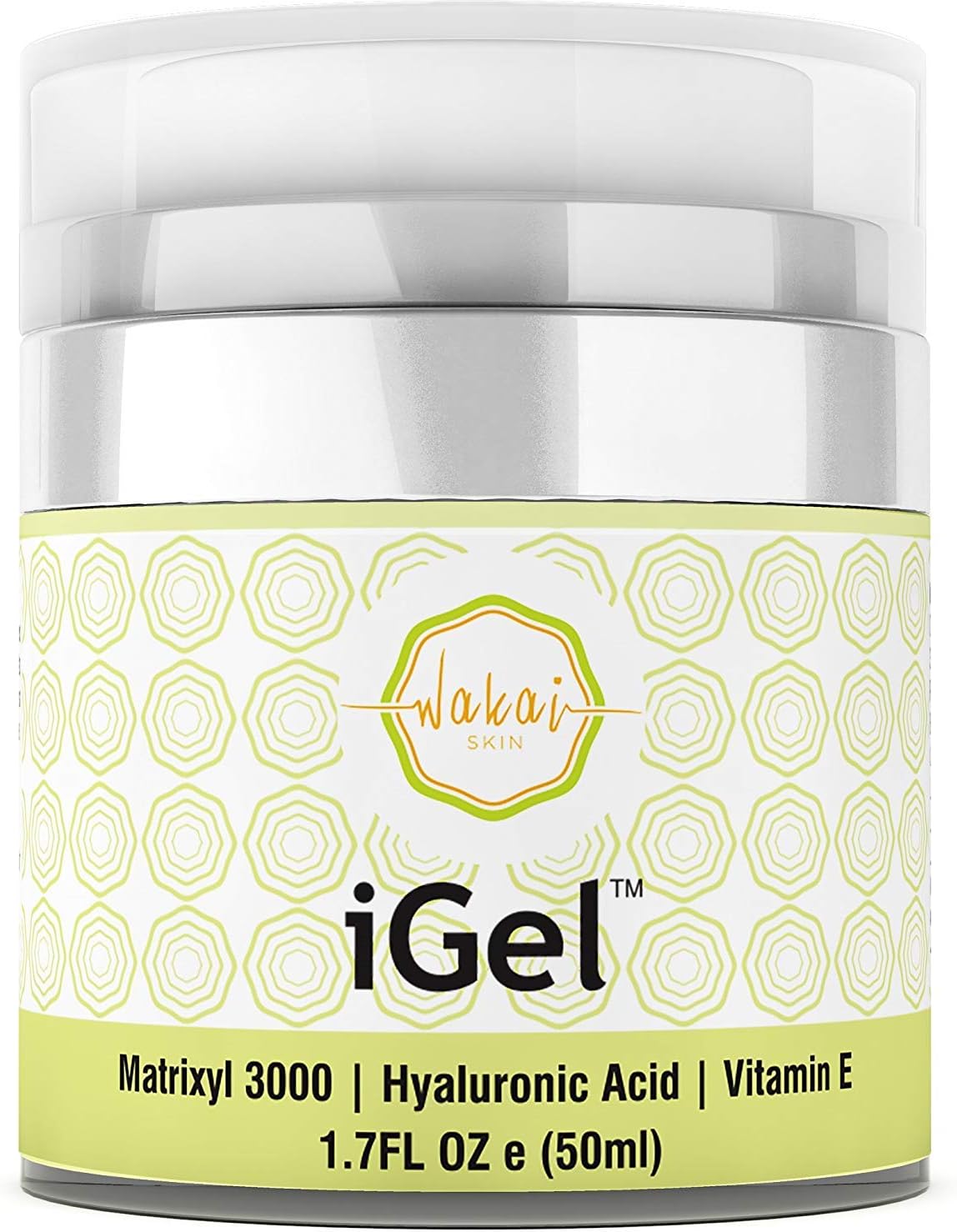 Wakai iGel Anti Aging Eye Cream - Lifting & Firming Under Eye Cream Combats Puffiness, Dark Circles & Wrinkles, With Organic Ingredients & Vitamins - Fast Absorbing & Light Formula