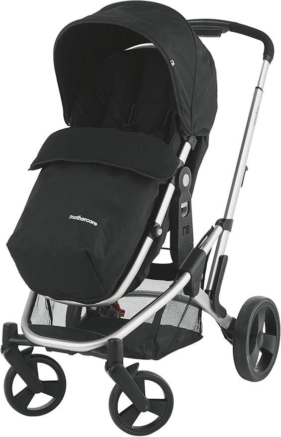 Mothercare Xpedior Pram and Pushchair Travel System Package (Black