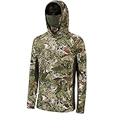 BASSDASH Men's UPF 50+ Camo Long Sleeve Hunting Fishing Hoodie Shirt