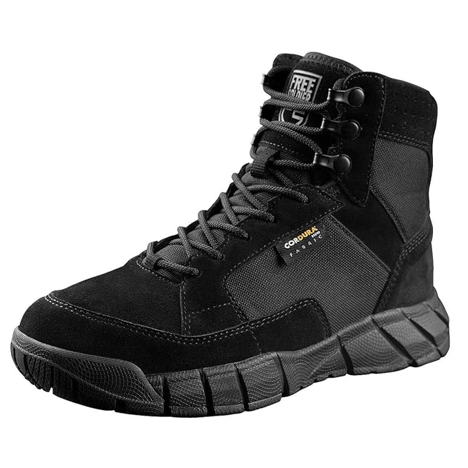FREE SOLDIER Men's 6 inch Lightweight Boots Tactical Military Urban