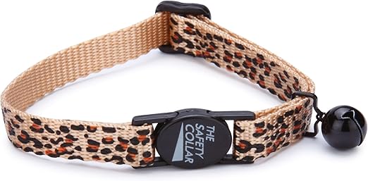leopard print cat collar