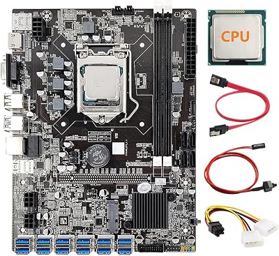 Lodokdre B75 12 GPU Mining Motherboard CPU LGA1155 DDR3 SATA3.0 BTC ETH