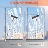 Lomida Professional Window Squeegee Kit 158cm Telescopic Bendable Head view 6