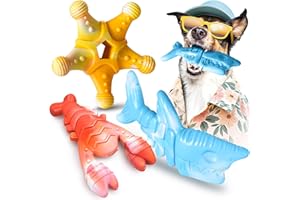 KXK Dog Toys 3 Pack, Indestructible Toys for Aggressive Chewers, Tough Dog Chew Toys for Large Medium Breed, Dog Bones Chew Toys for Super Chewer