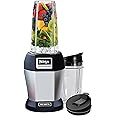 Ninja Nutri Pro Compact Personal Blender, with 18 Oz. and 24 Oz. To Go Cups, in a Black and Silver Finish