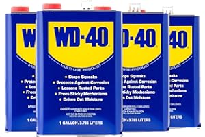 WD-40 Original Formula, Multi-Use Product, One Gallon [4-Pack]