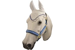 HORSE FARE PRODUCTS Horse Fly Bonnet with Scalloped Edges- Horse Size Only (White)
