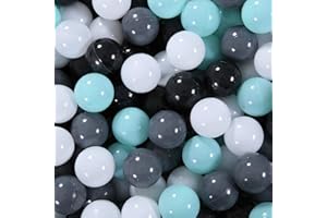 STARBOLO Ball Pit Balls Pack of 100 200 500 - BPA&Phthalate Free Non-Toxic Crush Proof Play Pit Soft Plastic Ball for 1 2 3 4 5 Years Old Toddlers Baby Kids Birthday Pool Tent Party